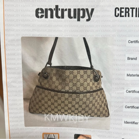 GUCCI Logo GG Pattern Eclipse Shoulder Tote Bag Canvas | Leather Brown | Italy - Picture 16 of 16